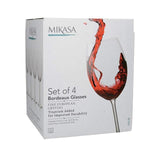 Mikasa Bordeaux Glasses 634ml   4 per pack