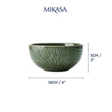 Mikasa Jardin 4pc Stoneware Dip Bowl Set 10cm Gift boxed   4 per pack