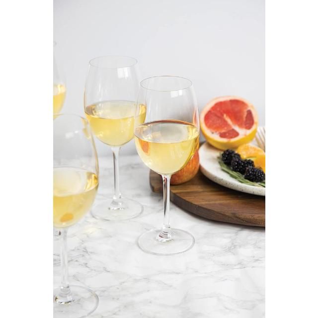 Mikasa Julie 16.5oz White Wine Glasses Set of 4   4 per pack