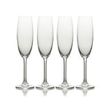 Mikasa Julie 8oz Champagne Flute Glasses Set of 4