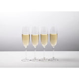 Mikasa Julie 8oz Champagne Flute Glasses Set of 4