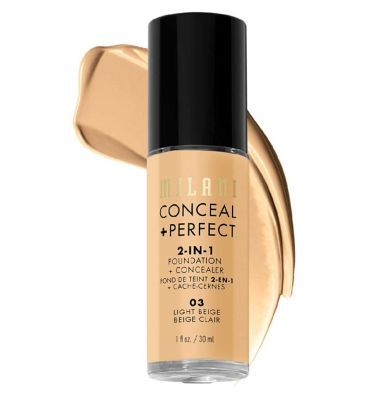 Milani Conceal + Perfect 2-In-1 Foundation 03 Light Beige