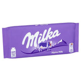 Milka Alpine Milk Chocolate Bar   100g