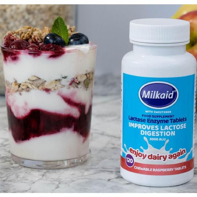 Milkaid Lactase Digestion Tablets   120 per pack