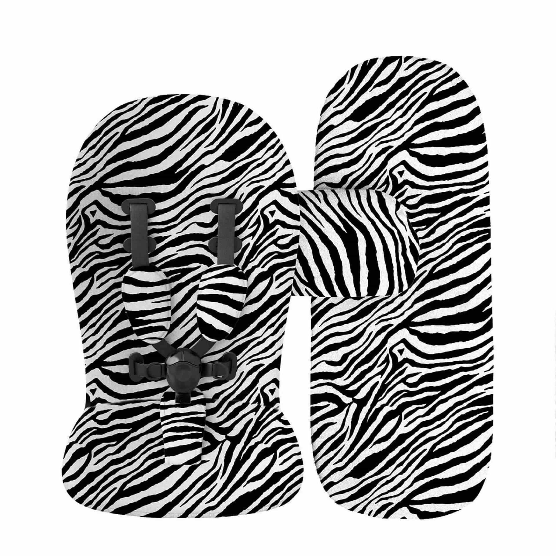 Mima Xari 7 Piece Travel System Bundle - Black/Zebra