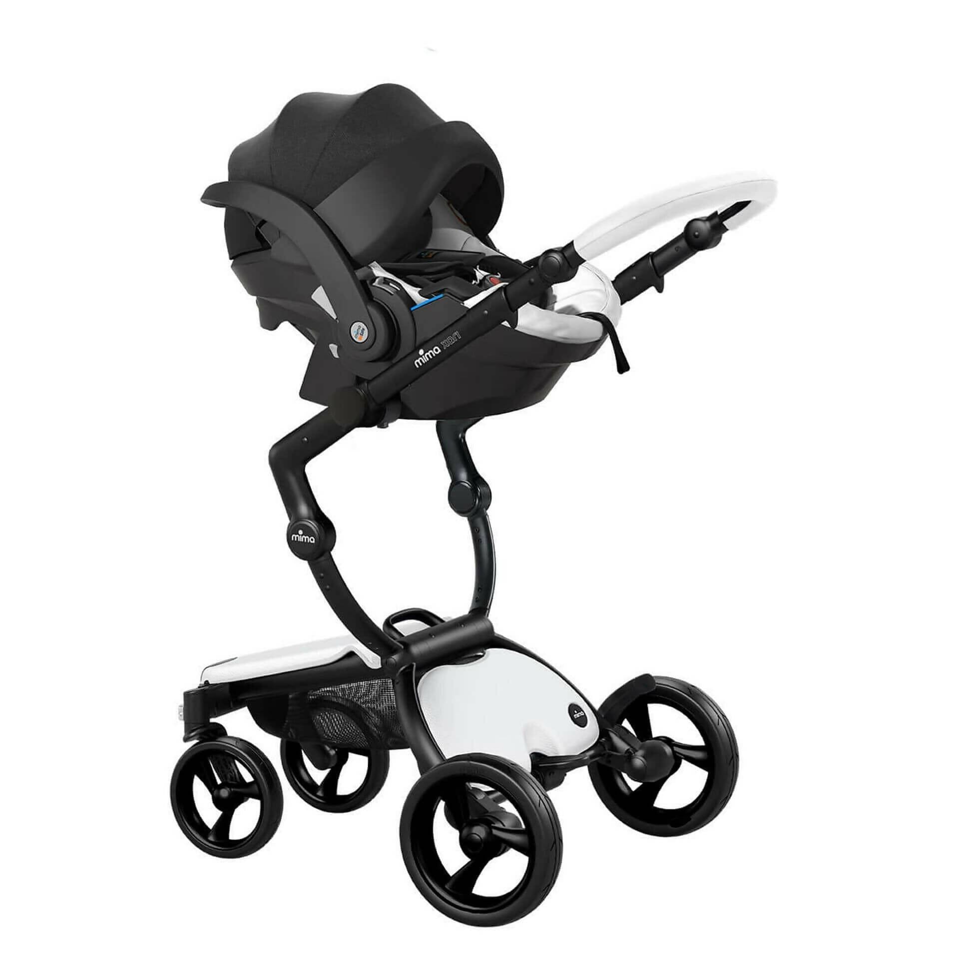 Mima Xari 7 Piece Travel System Bundle - Black/Zebra