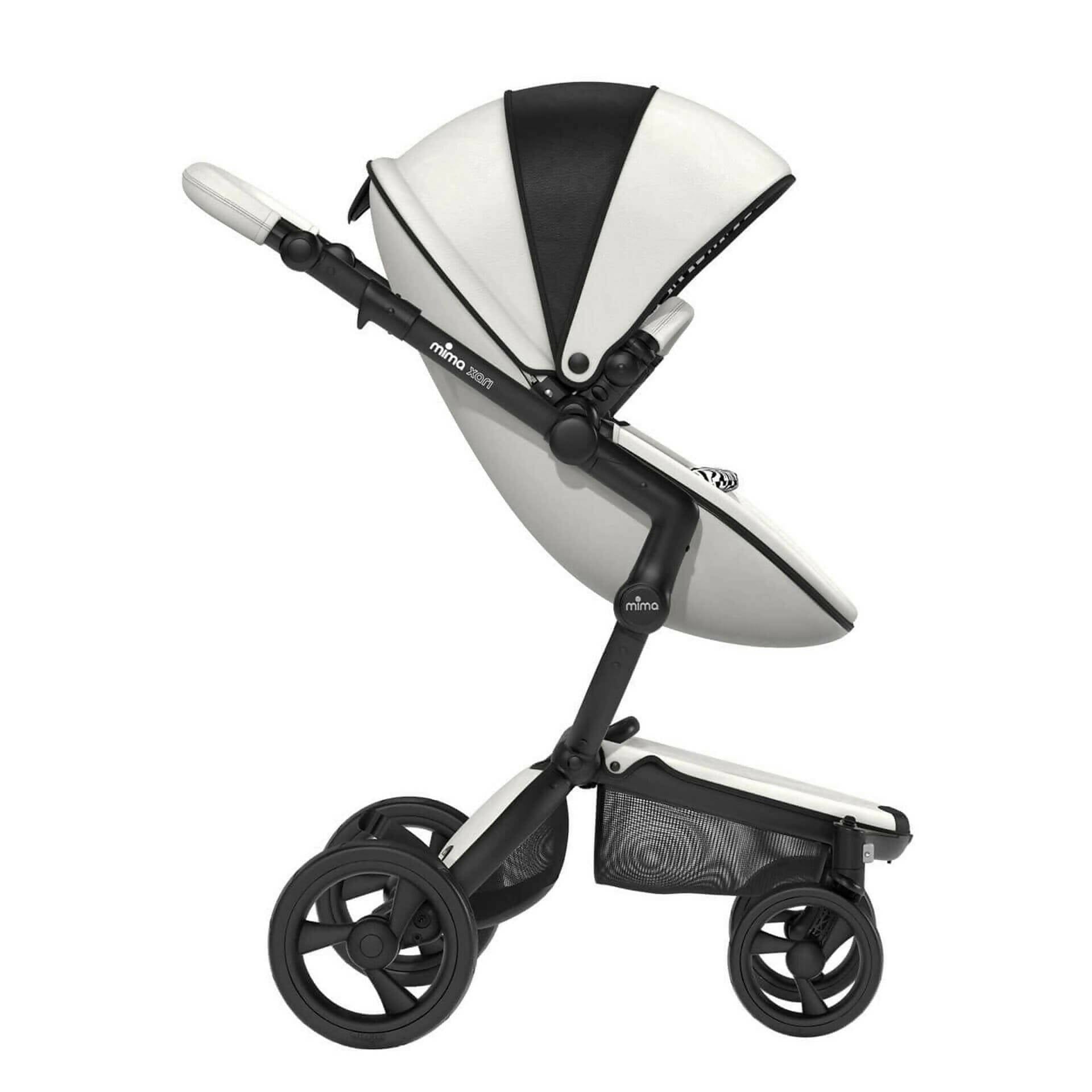 Mima Xari 7 Piece Travel System Bundle - Black/Zebra
