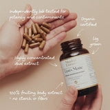 Mindful Extracts Organic Lion&amp;rsquo;s Mane Mushroom Extract 60 Vegan Capsules