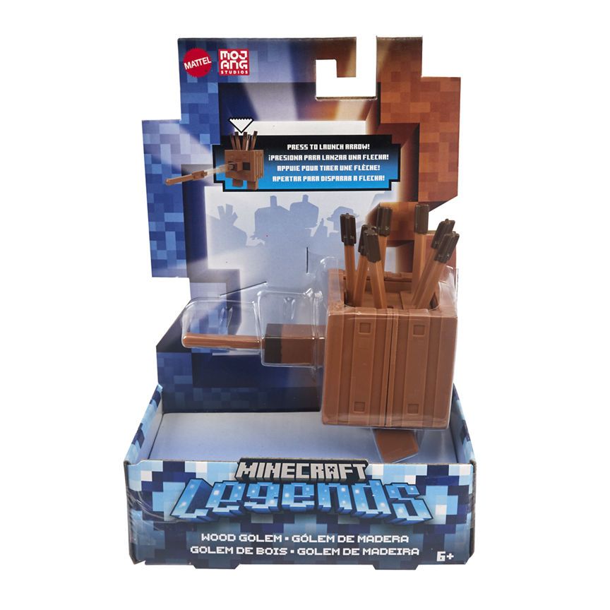 Minecraft Legends Plank Golem Action Figure&amp;nbsp;Age 6+ Years