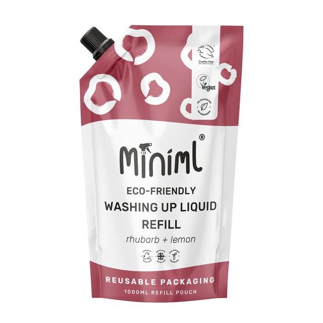Miniml Washing Up Liquid Rhubarb &amp;amp; Lemon   1L