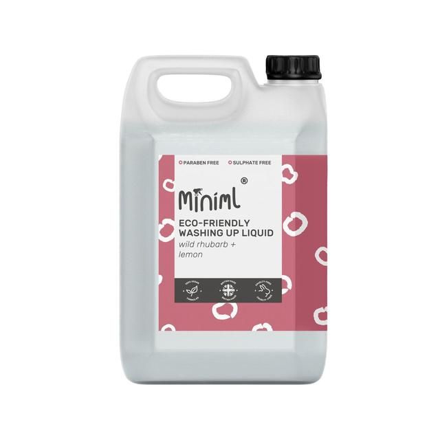 Miniml Washing Up Liquid - Rhubarb &amp;amp; Lemon   5L