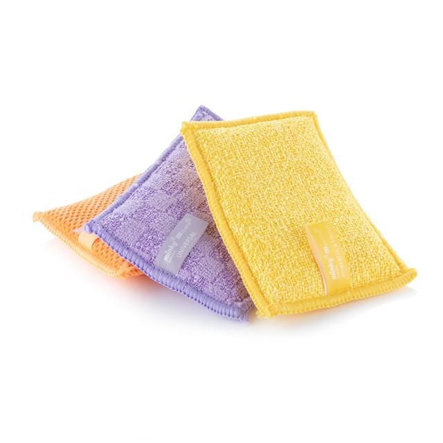 Minky M Cloth Anti Bac Scrub Pads   3 per pack