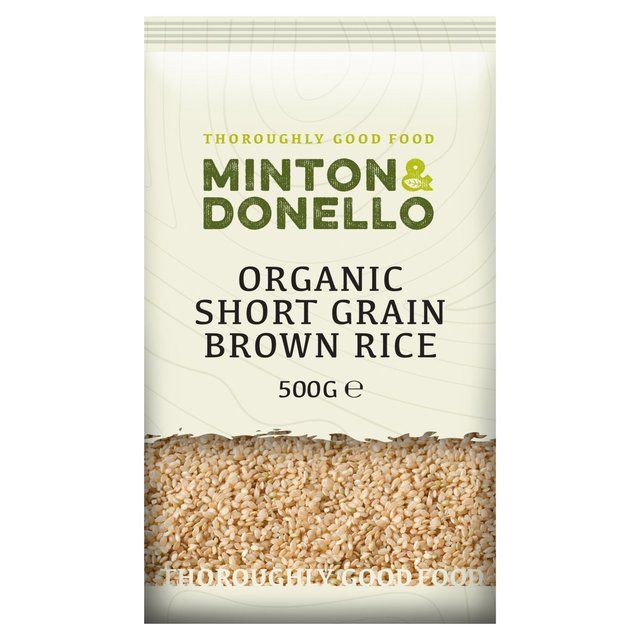Mintons Good Food Organic Short Grain Brown Rice   1kg