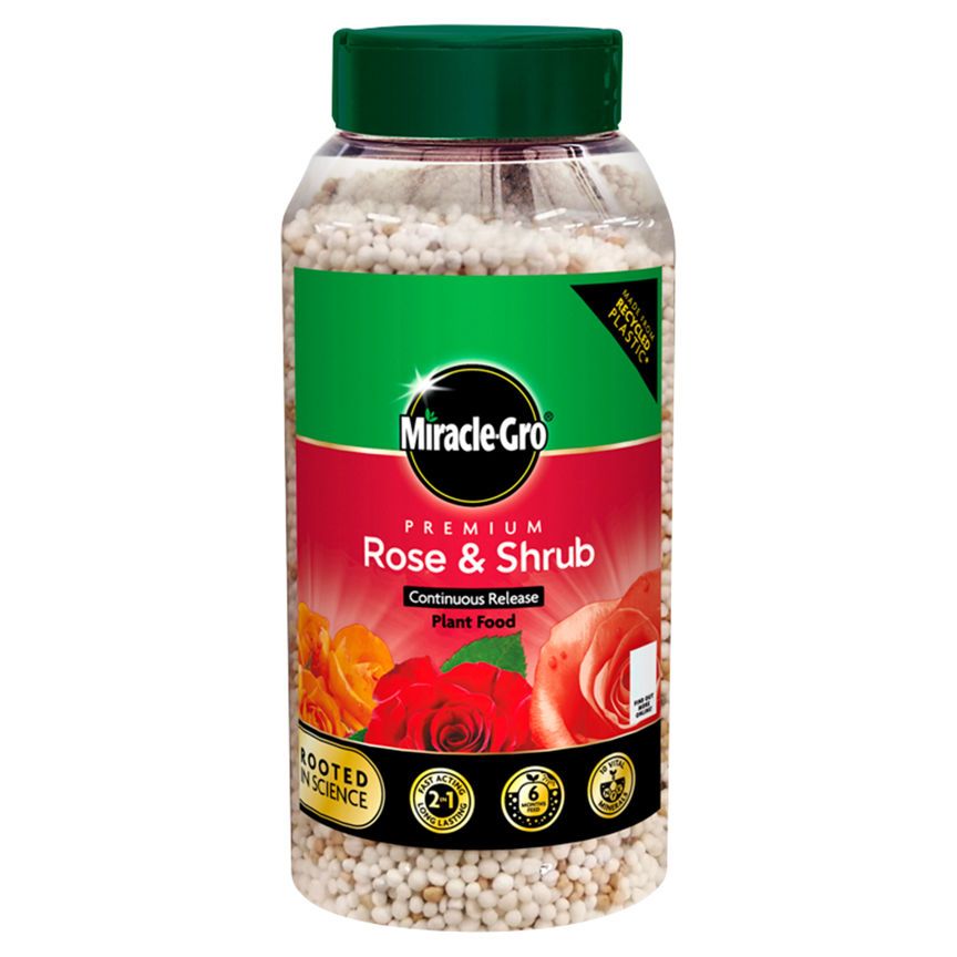 Miracle-Gro Premium Rose &amp;amp; Shrub Continuous Release Plant Food 900g