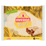 Mission Deli Wheat &amp;amp; White Tortilla Wraps 376g