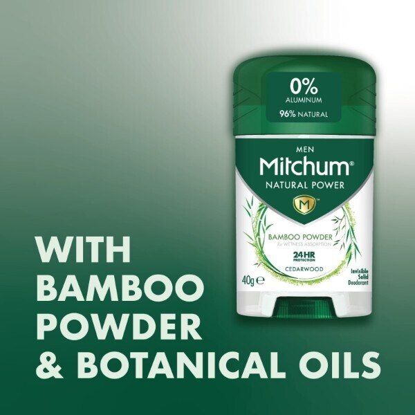 Mitchum Male Stick Natural Cederwood 40G