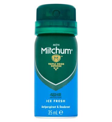Mitchum Men Triple Odor Defense Ice Fresh 48HR Protection Anti-Perspirant &amp;amp; Deodorant Aerosol 35ml
