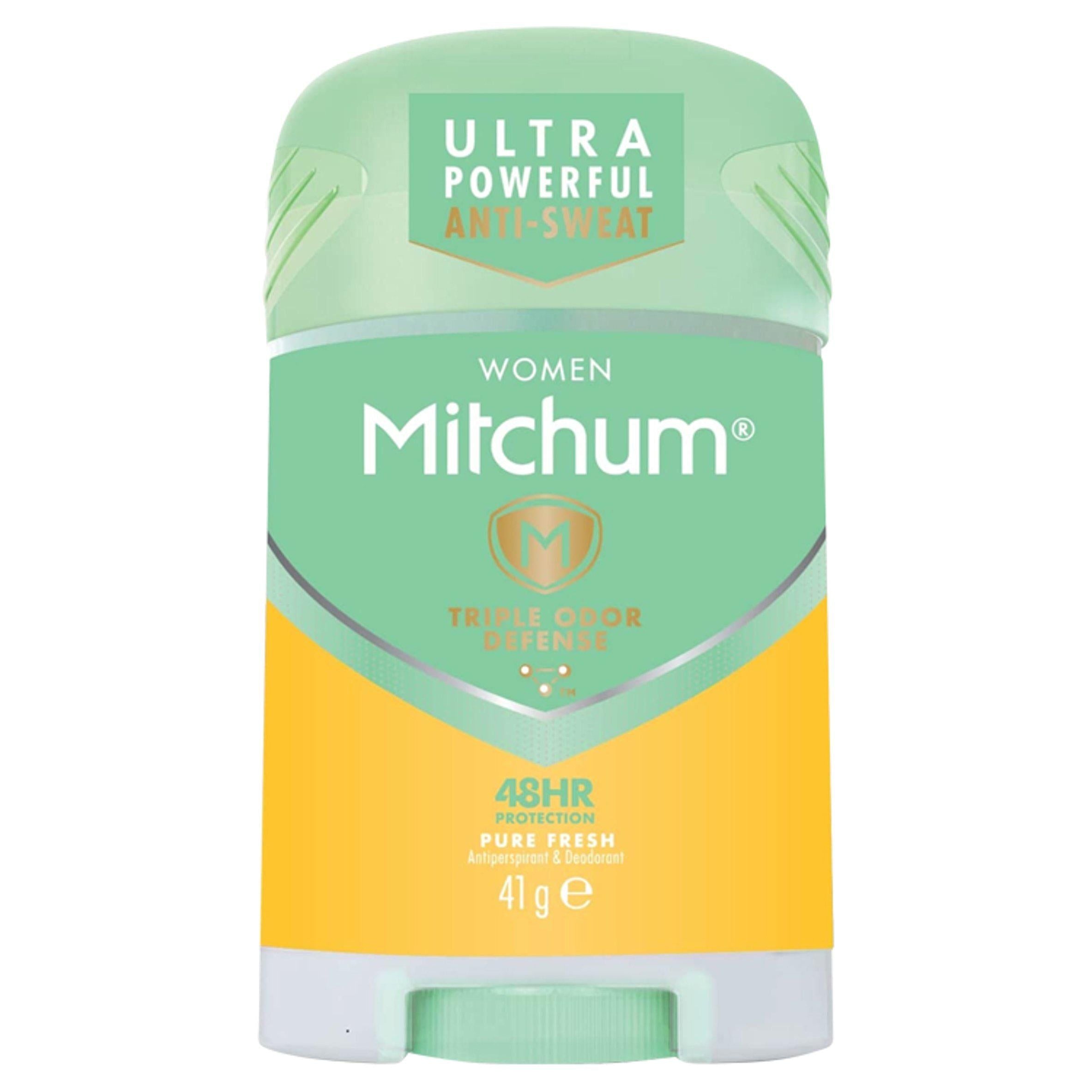 Mitchum Women Triple Odor Defense 48hr Protection Pure Fresh Anti-Perspirant &amp;amp; Deodorant 41g