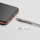 Mixx Ultra Durable Cable USB to Lightning Cable &amp;ndash; White 1.2m