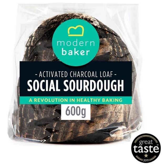 Modern Baker Social Charcoal Sourdough Loaf   600g