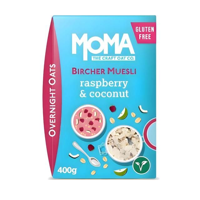 MOMA Raspberry &amp;amp; Coconut Bircher Muesli Gluten Free   400g