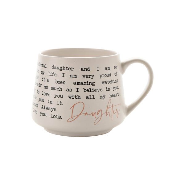 Moments Stoneware Mug - Daughter