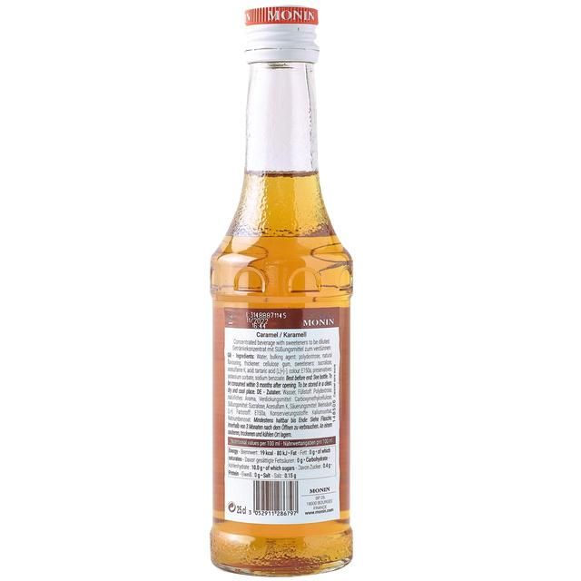 Monin Sugar Free Caramel Syrup   250ml