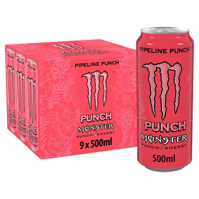 Monster Energy Drink Pipeline Punch   9 x 500ml