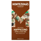 Montezuma's Happiccino Coffee &amp;amp; Cocoa Nibs Milk Chocolate Bar   90g
