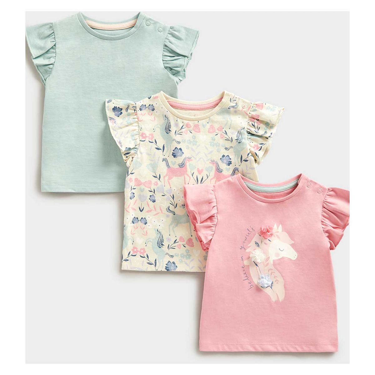 Mothercare Fairy-Tale T-Shirts - 3 Pack
