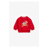 Mothercare Festive Red Sweat Top