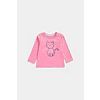 Mothercare Pink Cat Long-Sleeved T-Shirt