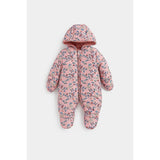 Mothercare Pink Floral Snowsuit
