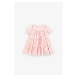 Mothercare Pink Tiered Dress