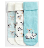 Mothercare Turn-Over-Top Baby Socks - 3 Pack