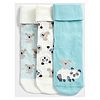 Mothercare Turn-Over-Top Baby Socks - 3 Pack