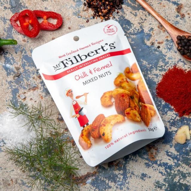 Mr Filberts Chilli &amp;amp; Fennel Mixed Nuts   40g
