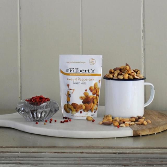 Mr Filberts Honey &amp;amp; Peppercorn Mixed Nuts   40g