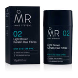 MR. Jamie Stevens Light Brown Keratin Hair Fibres 15g