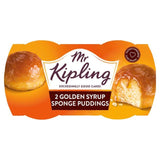 Mr Kipling Golden Syrup Sponge Puddings   2 per pack