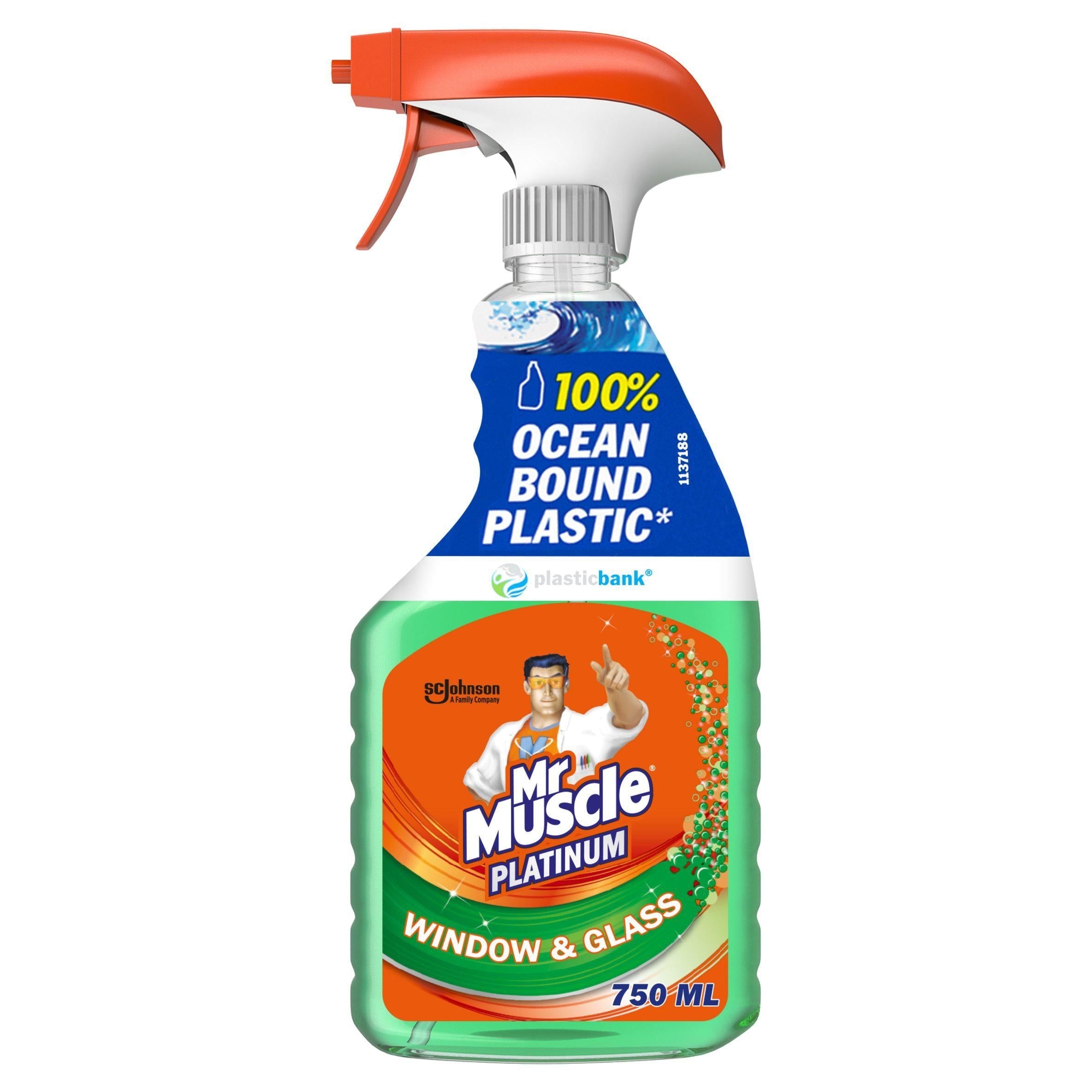Mr Muscle Platinum Window &amp;amp; Glass Cleaning Spray 750ml