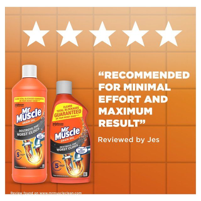 Mr Muscle Power Gel Drain Unblocker   500ml