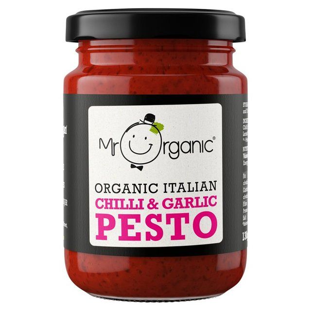 Mr Organic Vegan Chilli &amp;amp; Garlic Pesto    130g