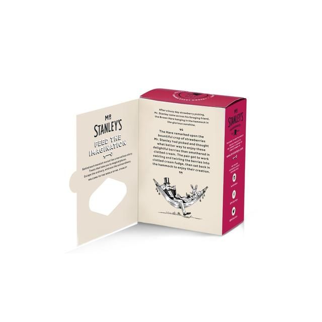 Mr Stanley's Strawberries &amp;amp; Cream Fudge   150g