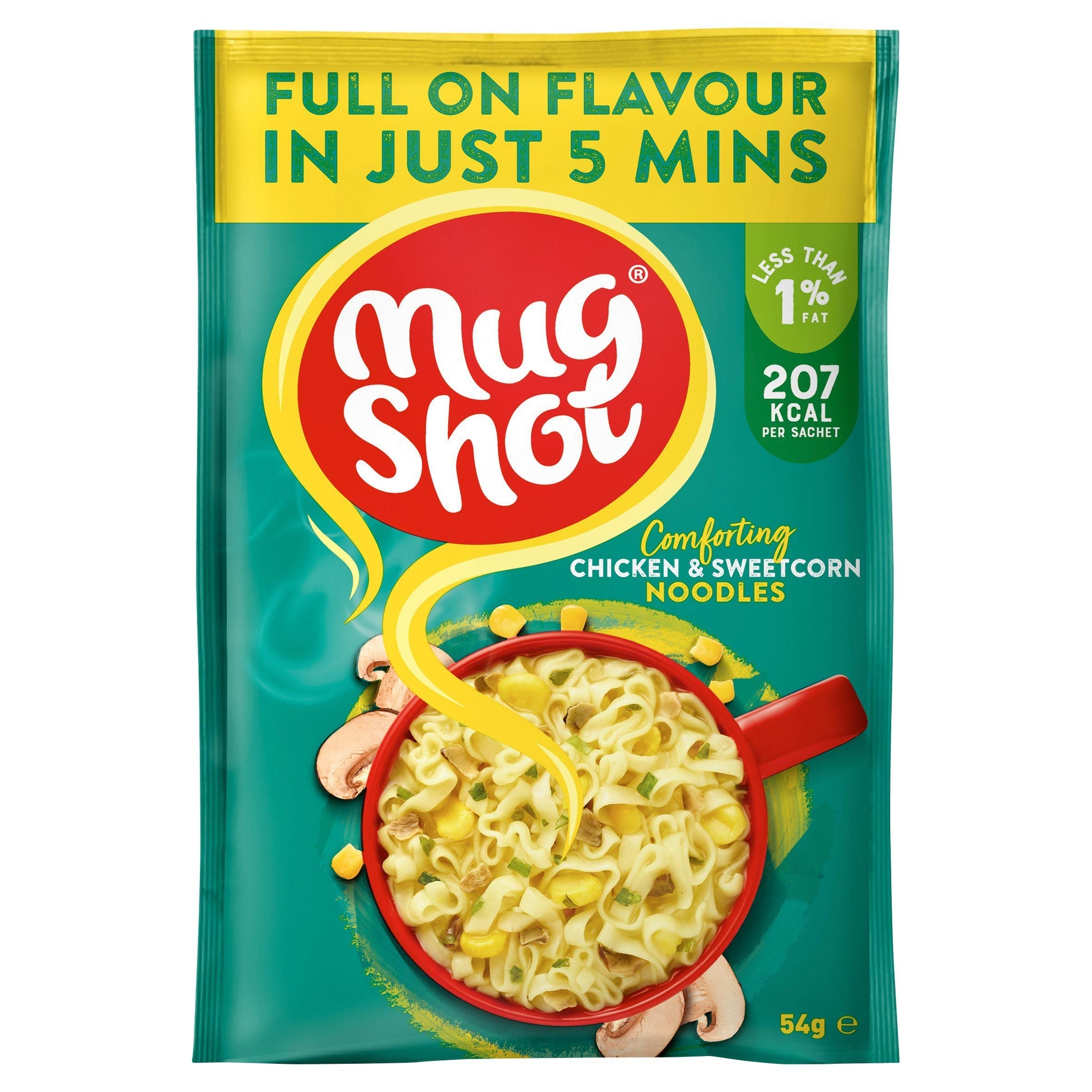 Mug Shot Noodles Chicken &amp;amp; Sweetcorn 54g