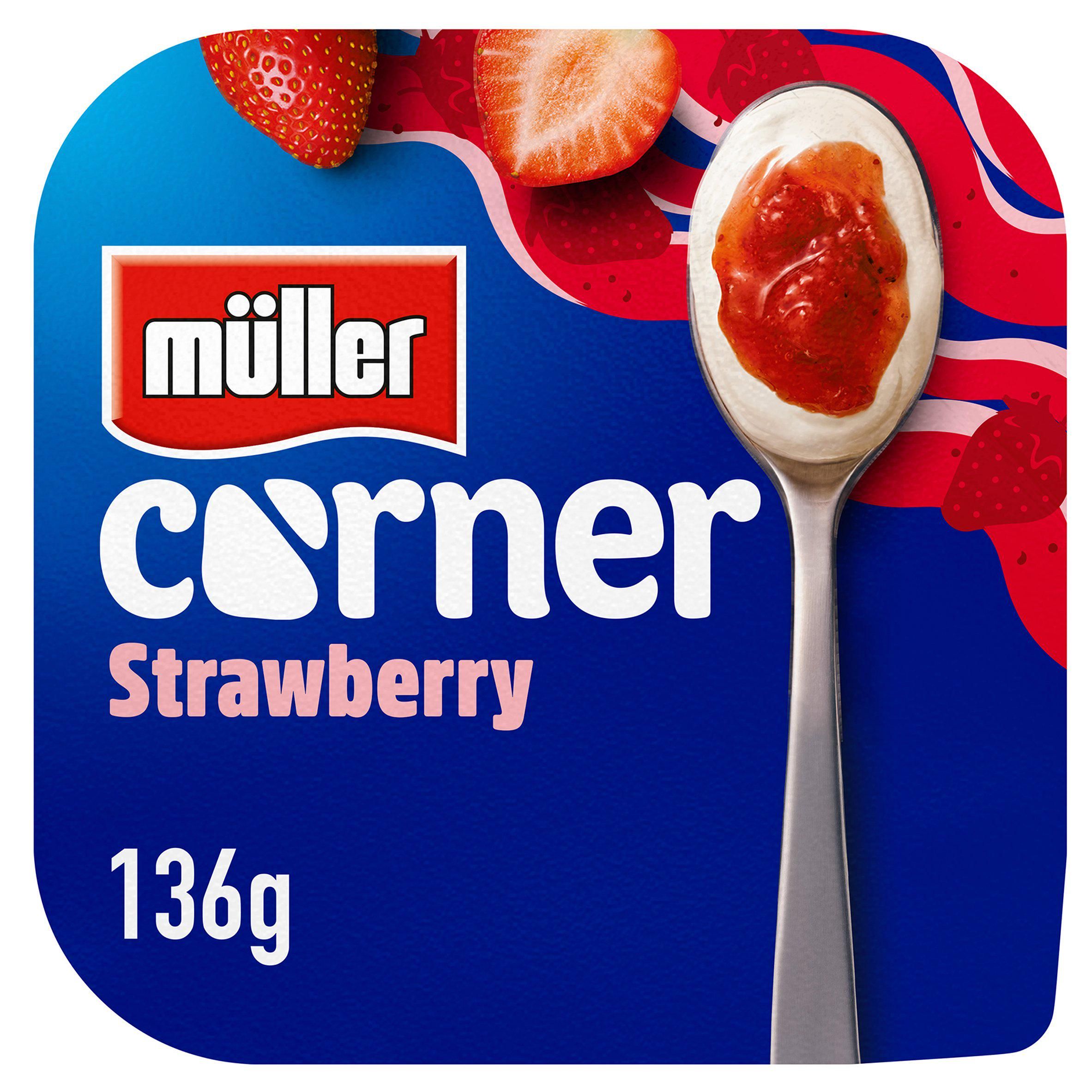 M&amp;uuml;ller Corner Strawberry Yogurt 136g