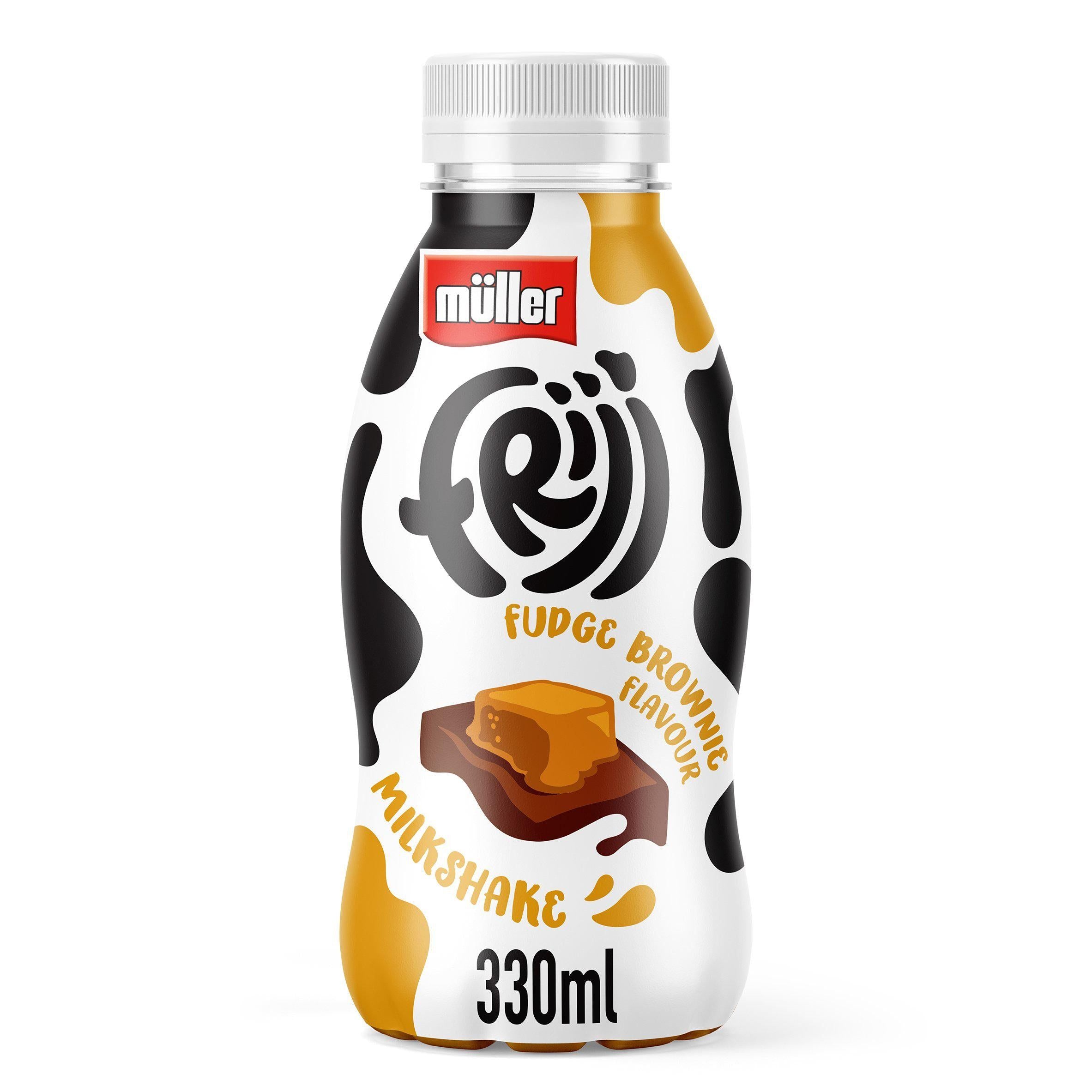 M&amp;uuml;ller Frijj Fudge Brownie Flavour Milkshake 330ml