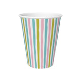 Multi Stripes Party Cups   10 per pack