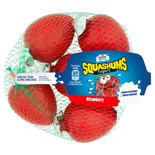 Munch Bunch Strawberry Squashums   5 x 60g