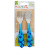 Munchkin Toddler Fork &amp;amp; Spoon Set 12m+ 2 Pack